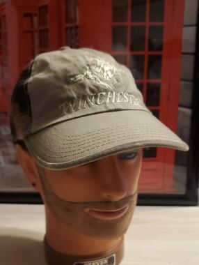 Winchester Embroidered Mesh Back Cap in Real Tree Camo